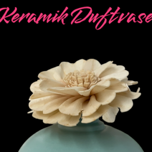 Keramik Duftvase mit Blume